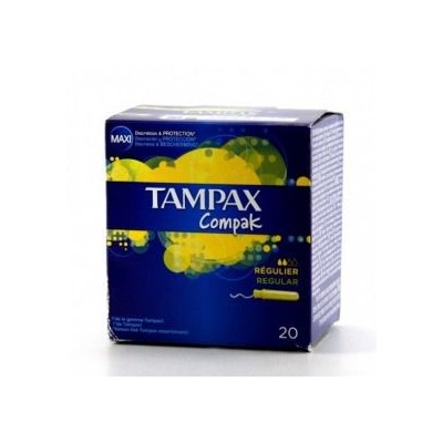 Tampax Compak Regular 22uds